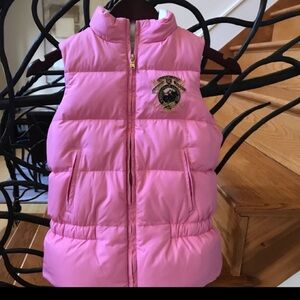 Ralph Lauren reversible Pink and white  Quilted Vest